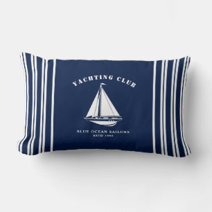 Coussin nautique Bleu et Blanc