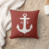Coussin nautique de monogramme (Couverture)