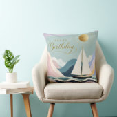 Coussin Navigation tranquille vers une nouvelle année (Chaise)