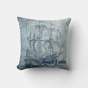 Coussin Navire maritime grand personnalisé