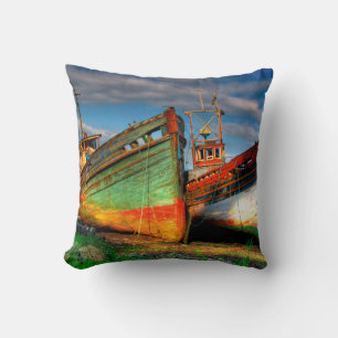 Coussin Navire Vintage Artsy