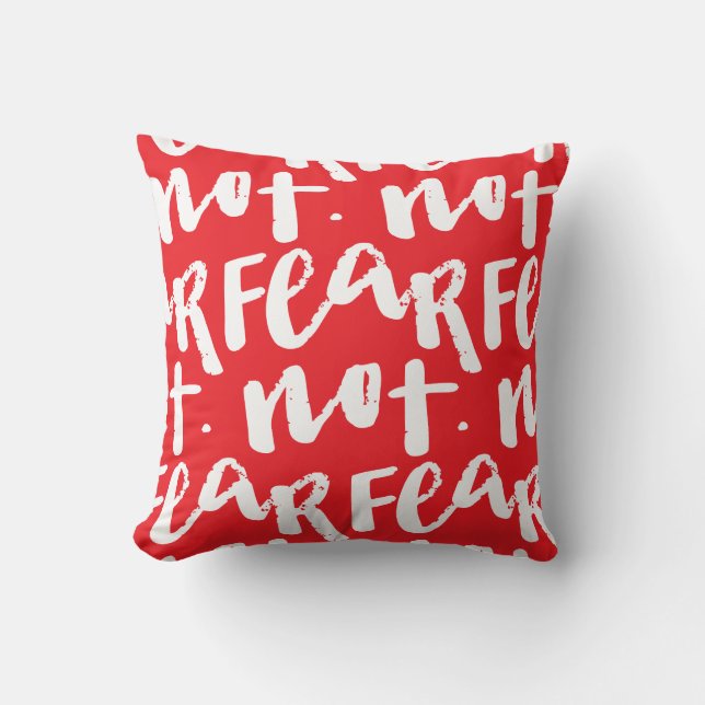 Coussin N'ayez pas peur (Recto)