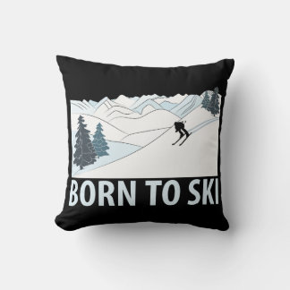 Coussin Né à Ski Sports d'hiver