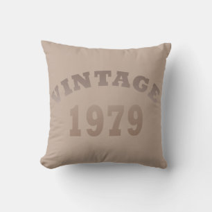 Coussin Né en 1979 élégant cadeau d'anniversaire moderne v