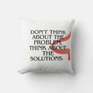 Coussin Ne jamais mettre ce que vous pouvez faire aujourd'