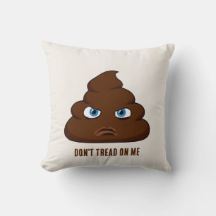 Coussin Ne me marchez pas dessus Poo