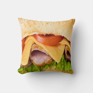 Coussin Ne me mords pas Sandwich