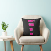 Coussin Ne me parle pas (Chaise)