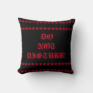 Coussin Ne pas déranger l'oreiller à lancer