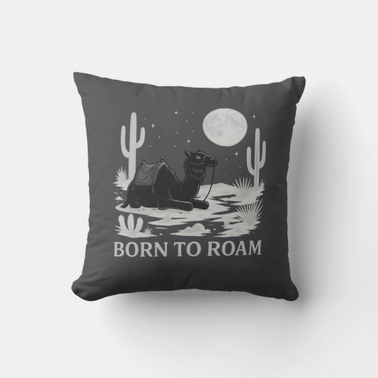 Coussin Né pour errer (Recto)