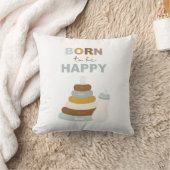 Coussin Né Pour Être Heureux (Couverture)