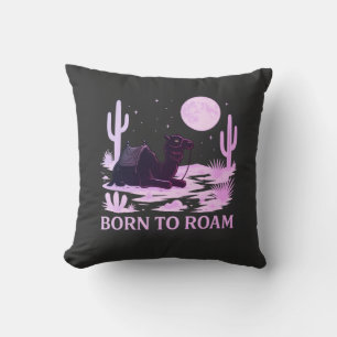 Coussin Né pour vagabonder