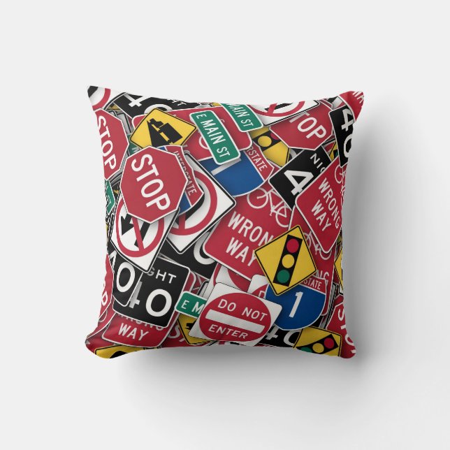Coussin Ne pouvez pas vous avez lu les signes (Recto)