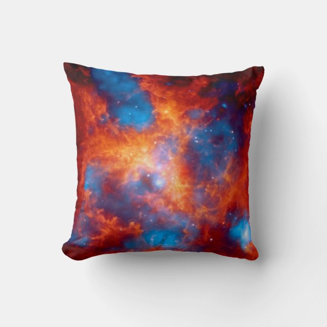Coussin Nébuleuse de la Tarentule Photo spatiale infraroug (Recto)