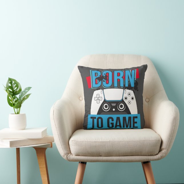 COUSSIN NÉE AU JEU AVEC MA CONSOLE (Chaise)