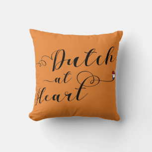Coussin Néerlandais À Heart Throw Cushion, Hollande