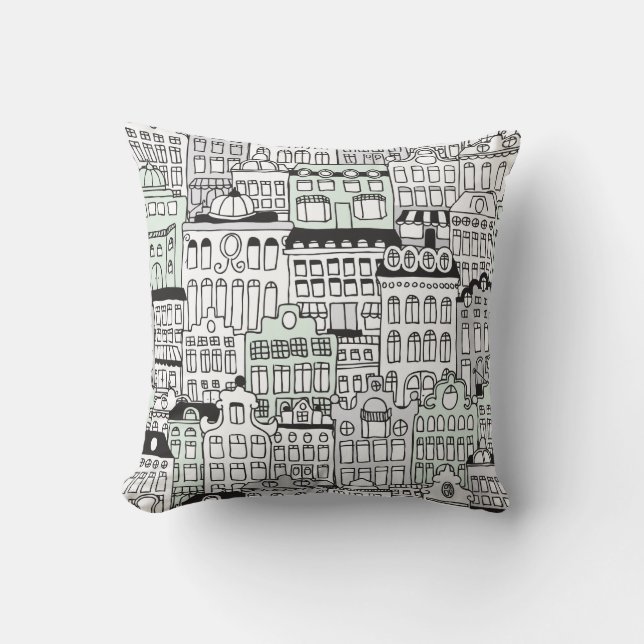 Coussin Néerlandais amsterdam home motif (Recto)