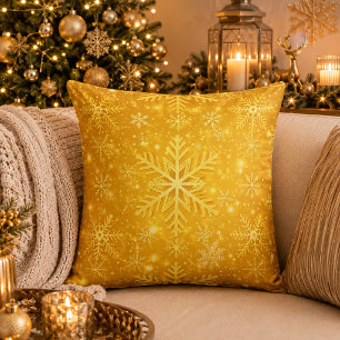 Coussin Neige Dorée