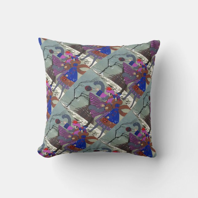 COUSSIN NEIGE HIVER / BEAUTÉ MODE COSTUME DESIGNER (Recto)