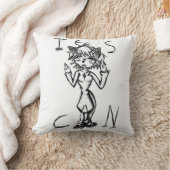 Coussin Neko guirl cat (Couverture)