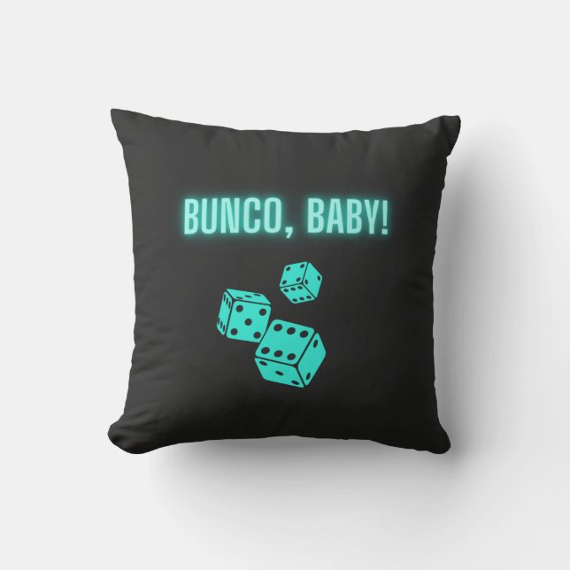 Coussin Neon Aqua Bunco Baby (Recto)