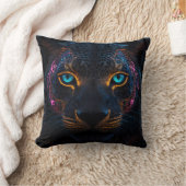 Coussin Neon Black Leopard (Couverture)
