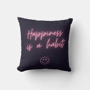 Coussin Neon Happiness est un habit Art
