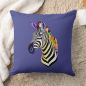 Coussin Neon Zebra (Couverture)