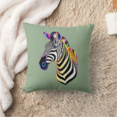 Coussin Neon Zebra (Couverture)