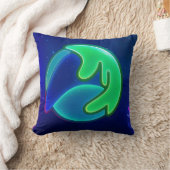 Coussin Neonpacks Throw Pillow (Couverture)