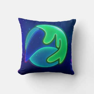 Coussin Neonpacks Throw Pillow