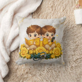 Coussin Neos Kawaii Zodiaque Gémeaux (Couverture)