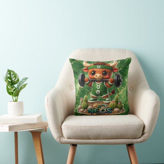 Coussin Neos Zodiac Kawaii Taureau (Chaise)