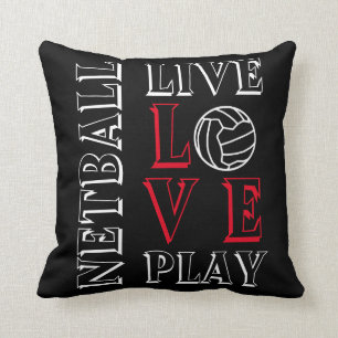 Coussin Net-ball vivant de jeu d'amour de citation de