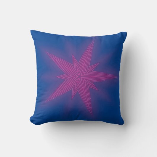 Coussin Neuf Étoiles - Ken Gage Art (Recto)