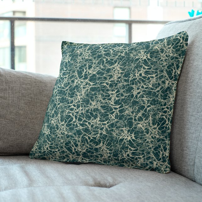 Coussin Neurons de réseautage sur Turquoise - motif transp (Créateur téléchargé)