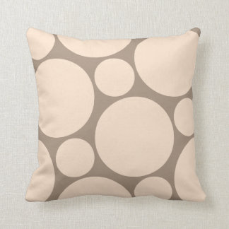 Coussin neutre de point de polka