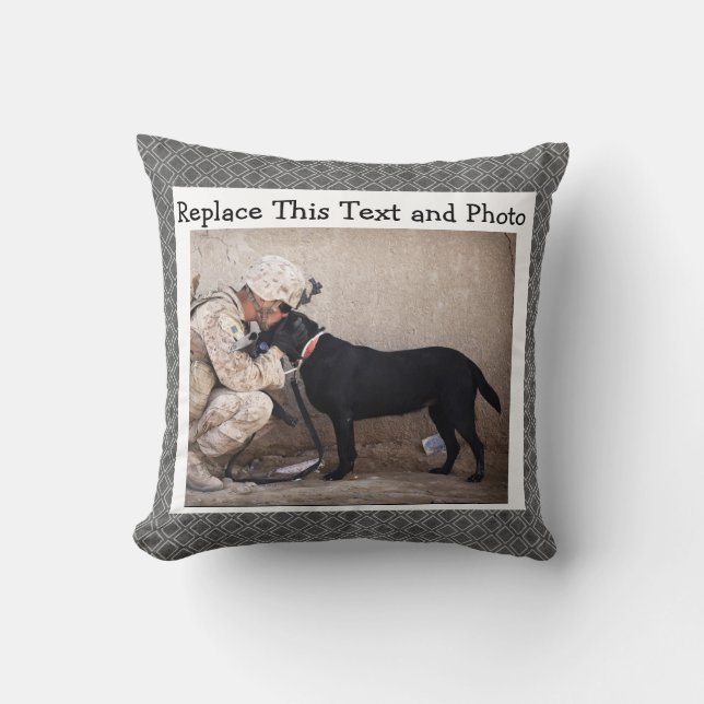 Coussin Neutre gris de diamant de /Abstract des textes (Recto)