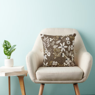 Coussin Neutre Minimaliste Beige Cosy