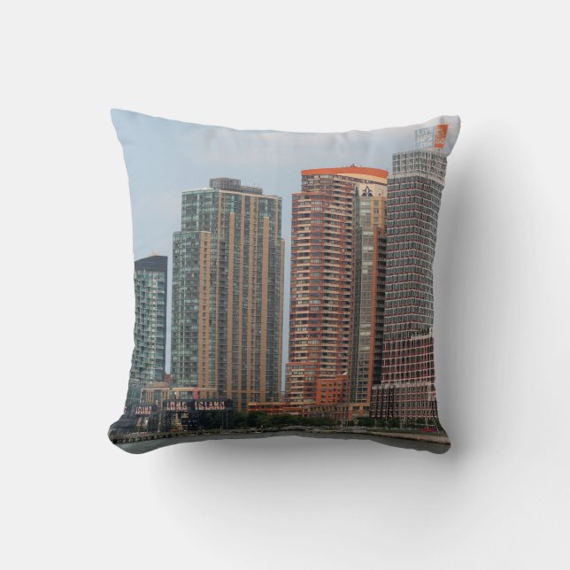 Coussin NEW YORK - 5 JUILLET 2015 : Long Island City water (Recto)