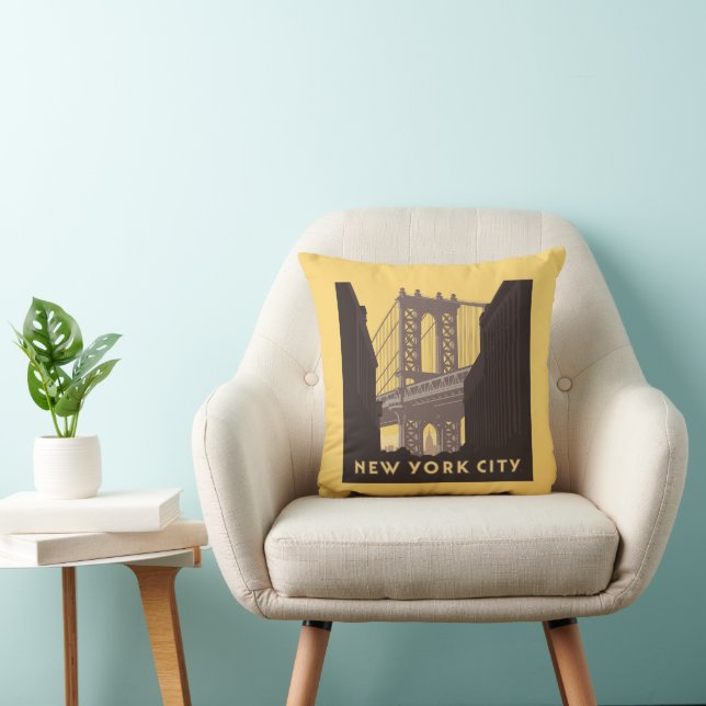 Coussin New York | Brooklyn Bridge (Chaise)