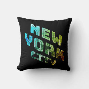 Coussin New York City NYC Skyline Centre-ville Manhattan M