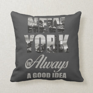 Coussin New York est toujours une bonne idée