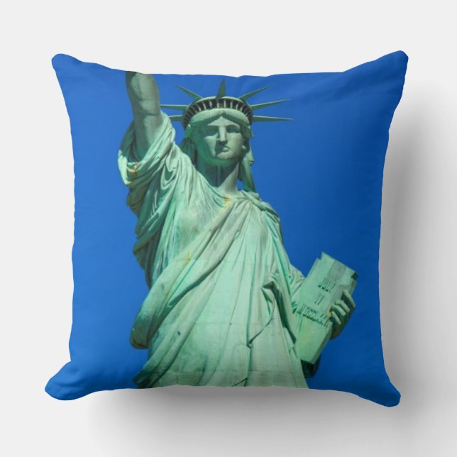 Coussin New York, statue de la liberté (Recto)