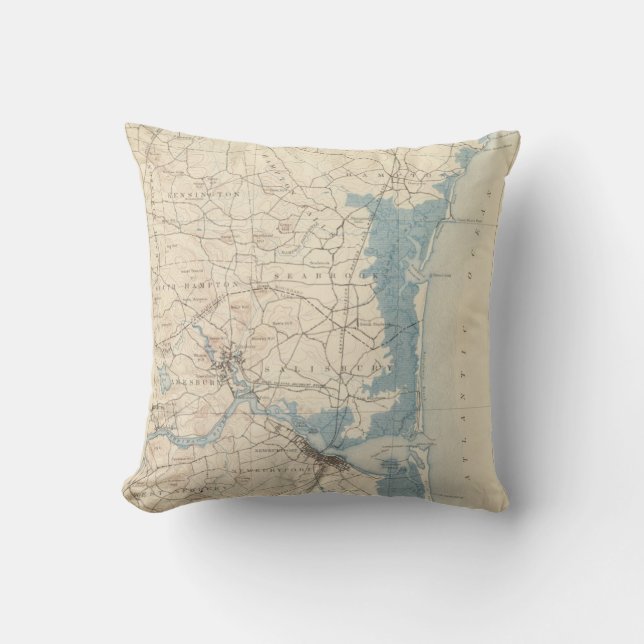 Coussin Newburyport, le Massachusetts (Recto)