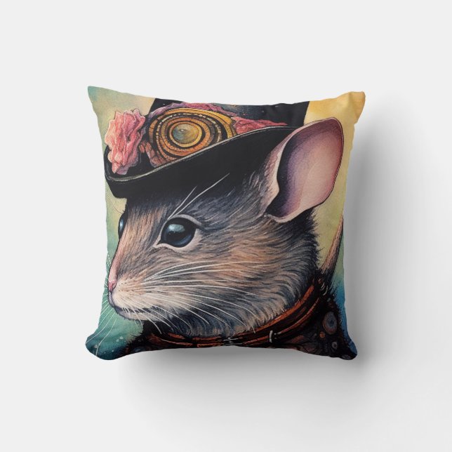 Coussin Nibblenose Top Hat Steampunk (Recto)