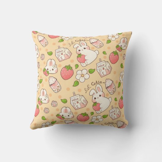 Coussin niedliches Hasendesign (Verso)