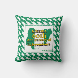 Coussin NIGERIA 60e anniversaire de l'indépendance   Nigér