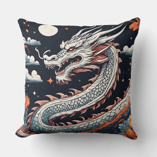 Coussin night dragon pillow  (Recto)