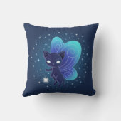 Coussin Night Star Fairy Pixie Cat (Verso)